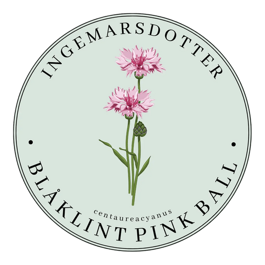 Blåklint Pink ball Ingemarsdotter