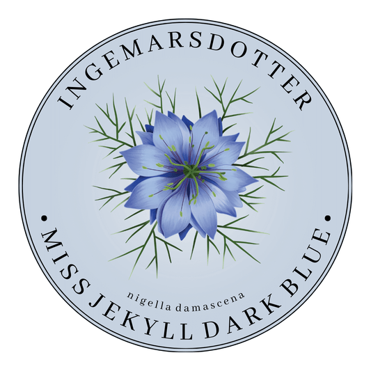 Nigella Miss jekyll dark blue pod