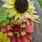 minisolros italian white zinna queen red lime och tandpetarsilja