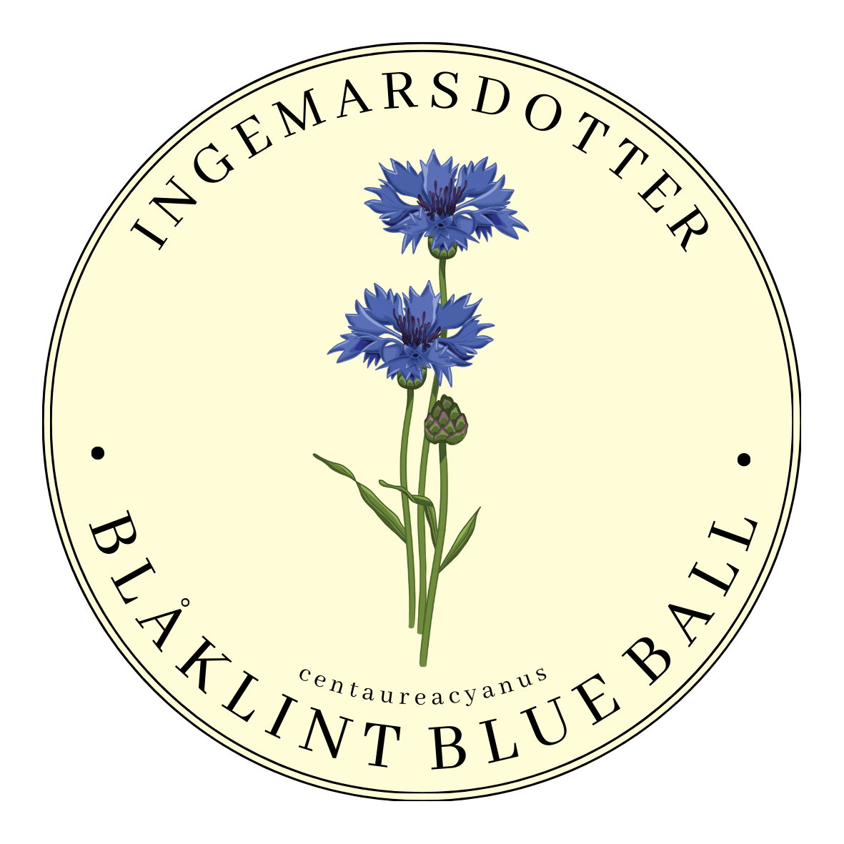 Blåklint blue ball