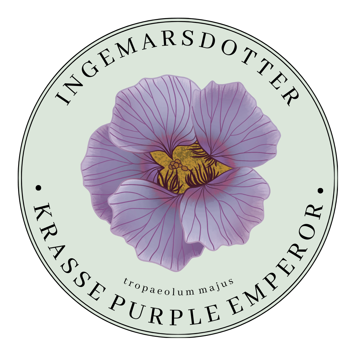Krasse Purple emperor lila krasse